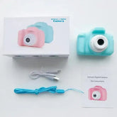 كاميرا أطفال بدقة 800 ميجابكسل مع شاشة 2 بوصة ، كاميرتان أمامية وخلفية ، شحن بمنفذ USB ، لعبة تعليمية ممتعة للأولاد والبنات ، هدية عيد ميلاد قطعة واحدة - Sooqja سوقجة